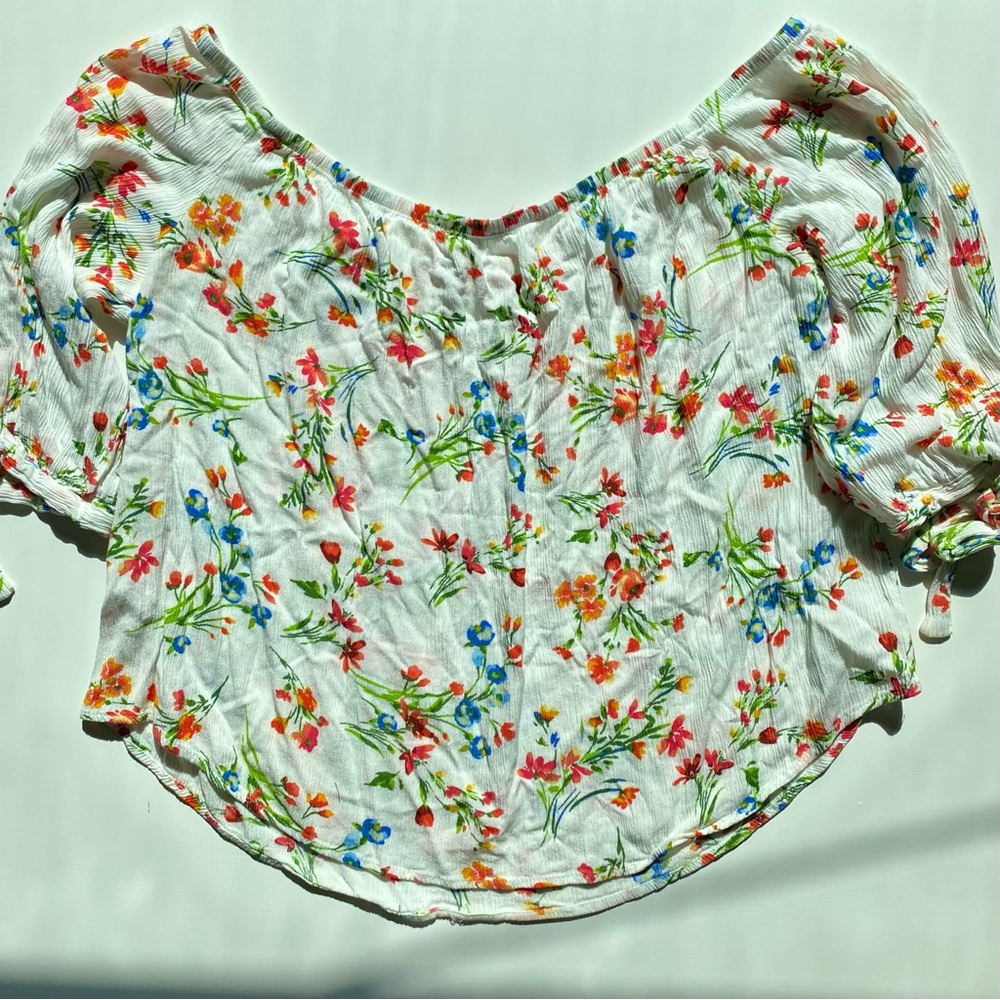 Ambiance Floral Off-Shoulder Blouse - Multicolor - Picture 4 of 6
